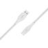 Belkin DuraTek Plus USB Type-C To USB-A Charging Cable with Strap 1.2M (White)